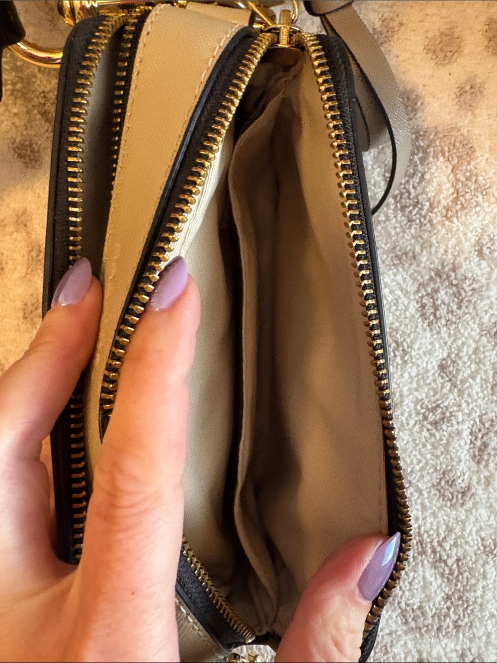 Marc Jacobs Snapshot Camera Bag - French Grey/Multi w/gold hardware & dust bag. - Picture 5 of 10